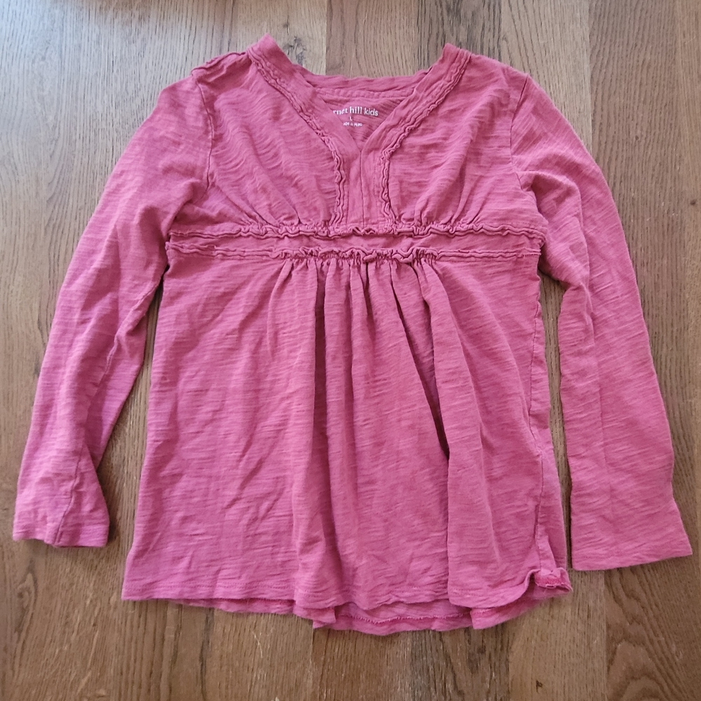 Garnet Hill Kids Maroon Top